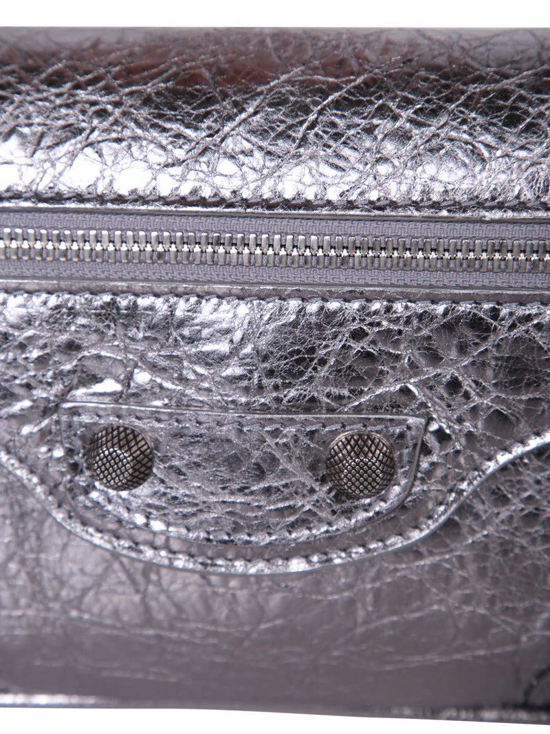 Balenciaga Le Cagole Sling Small Silver Bag - Women