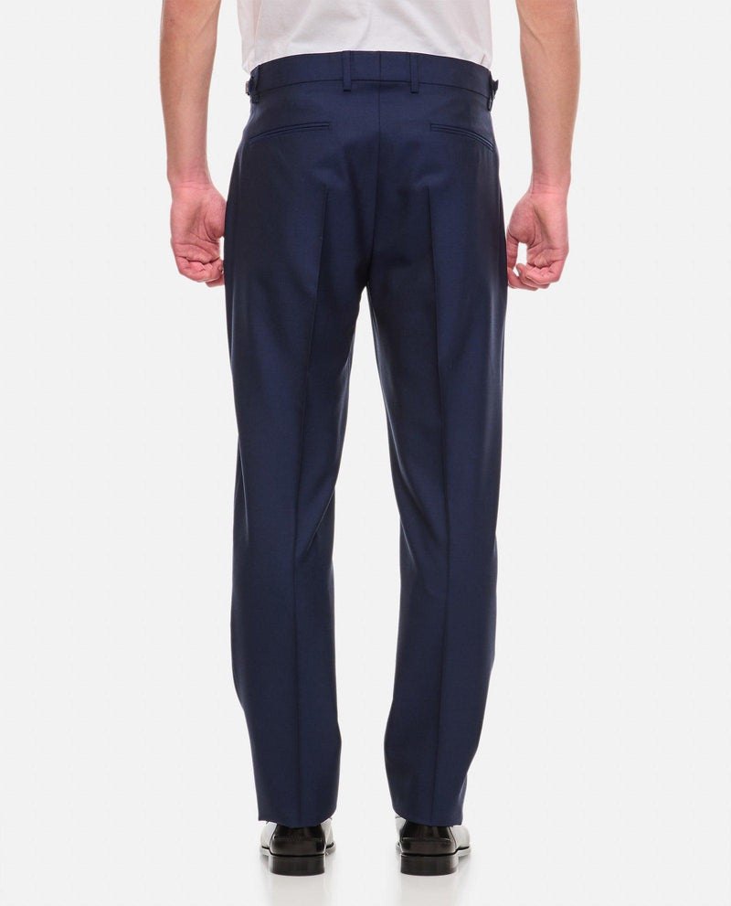 Versace Formal Pant Wool Canvas Fabric - Men - Piano Luigi