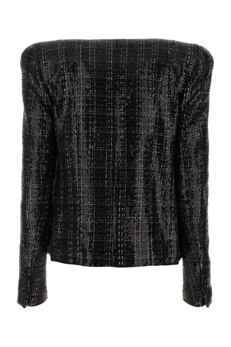 Balmain Tweed Sequin Embellished Jacket - Women