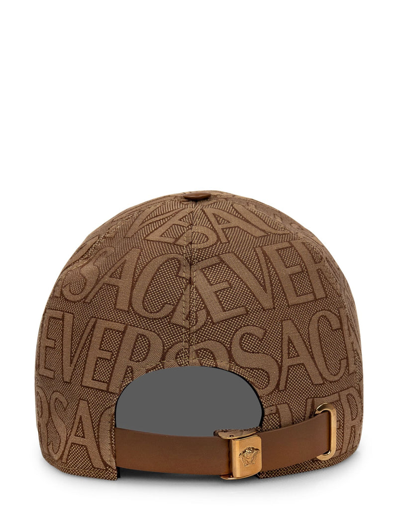 Versace All Over Logo Baseball Cap - Men