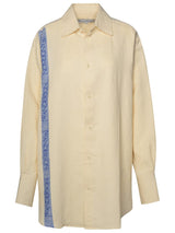 J.W. Anderson Beige Linen Blend Shirt - Women - Piano Luigi