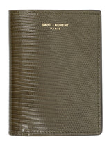 Saint Laurent Lizard Credit Card Wallet - Men