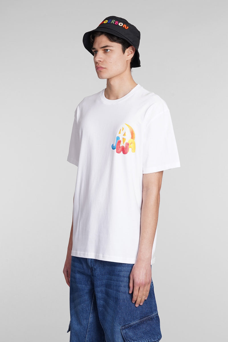 J.W. Anderson T-shirt In White Cotton - Men