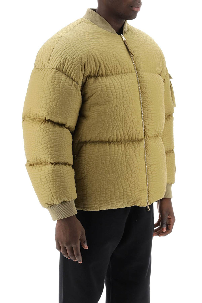 Moncler Centaurus Croco-embossed Puffer Jacket - Men