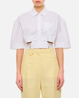 Jacquemus Croppped Cotton Shirt - Women