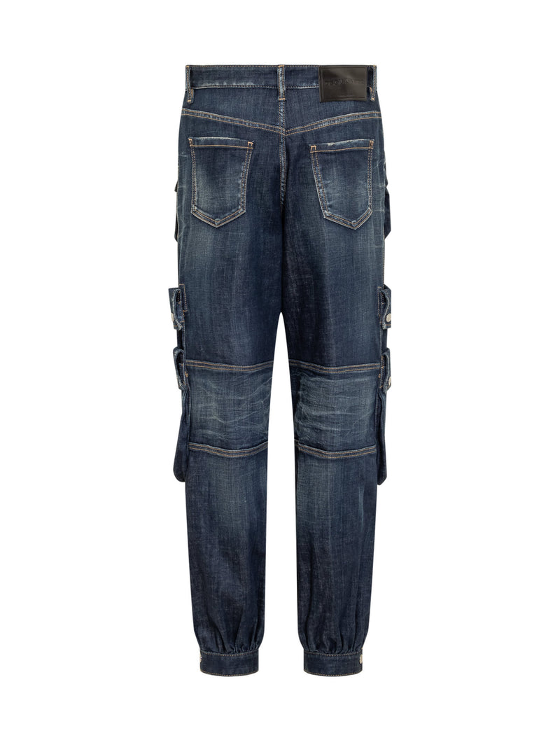 Dsquared2 Denim Cargo Trouser - Women