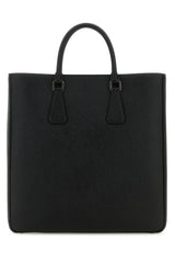 Prada Black Leather Shopping Bag - Men