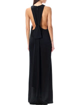 Saint Laurent Back-tie Long Dress - Women