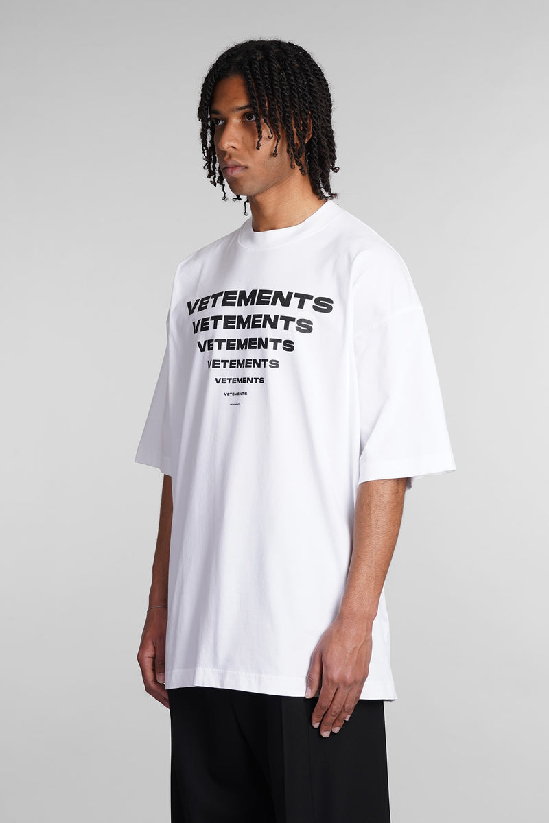 VETEMENTS T-shirt In White Cotton - Men