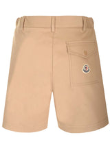 Moncler Cotton Gabardine Bermuda - Women