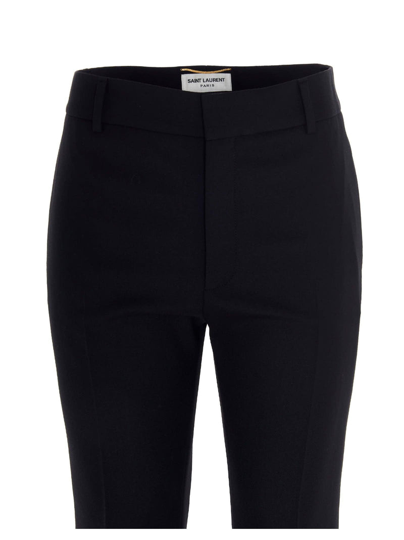 Saint Laurent Wool Trousers - Women - Piano Luigi