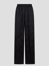 Balenciaga Bal Diagonal Allover Fluid Tracksuit Pants - Women