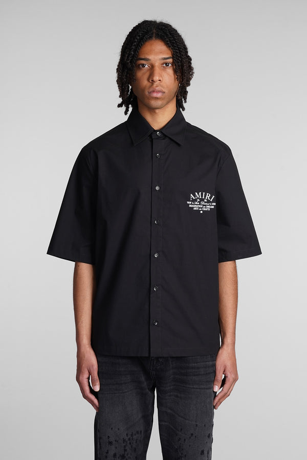 AMIRI Shirt In Black Cotton - Men