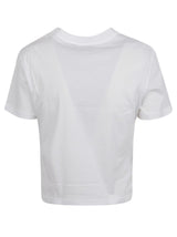 Miu Miu Logo Cropped T-shirt - Women