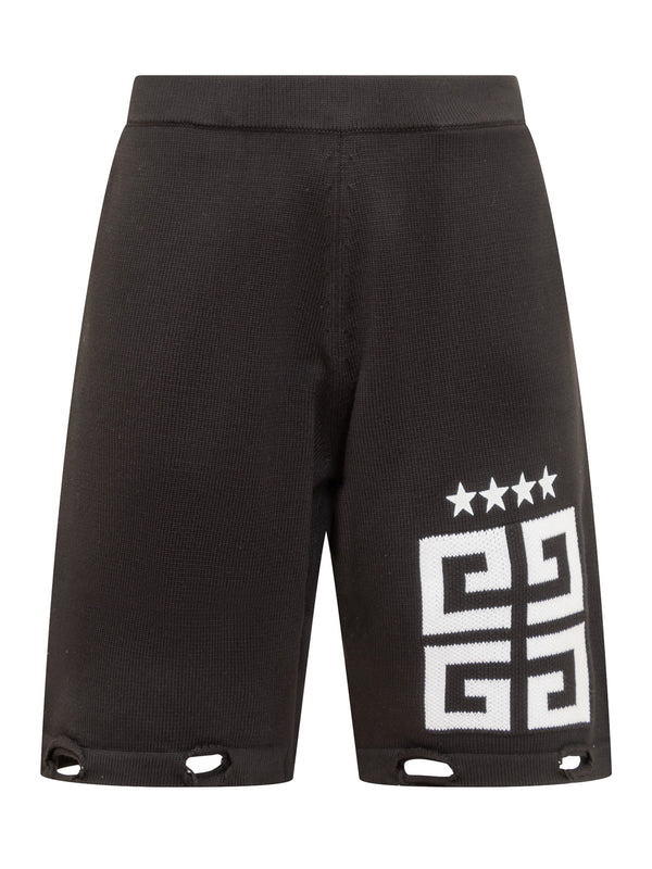 Givenchy Embroidered Knit Shorts - Men