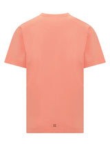 Givenchy T-shirt In Rose-pink Cotton - Men