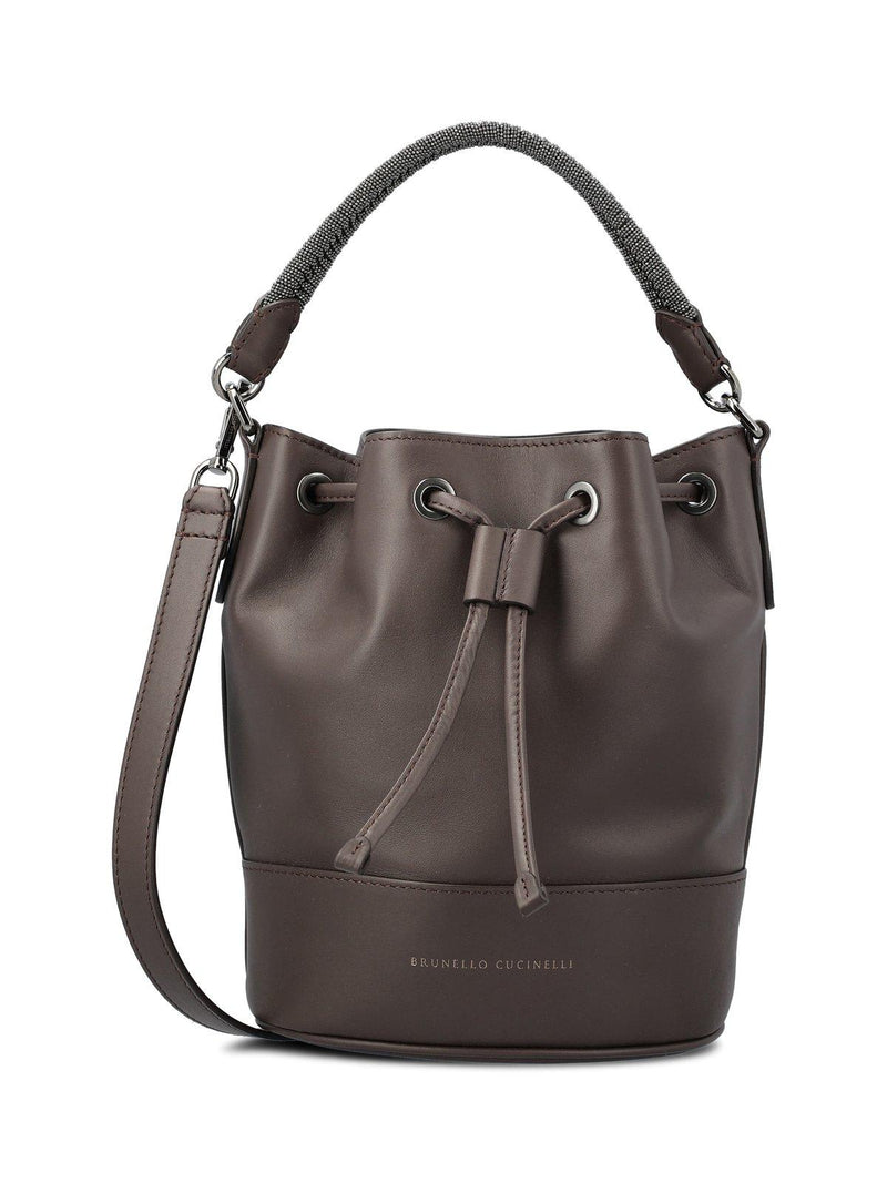 Brunello Cucinelli Monili Braided Bucket Bag - Women