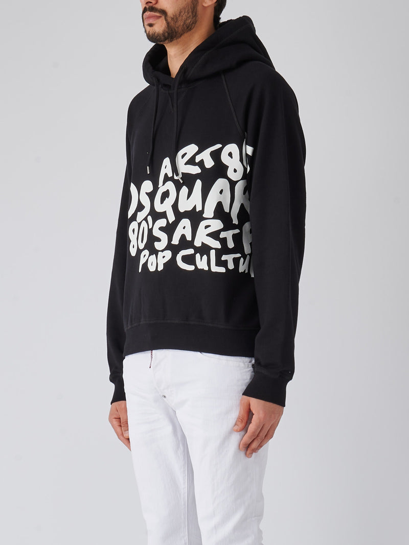 Dsquared2 D2 Pop 80s Cool Fit Hoodie Sweatshirt - Men