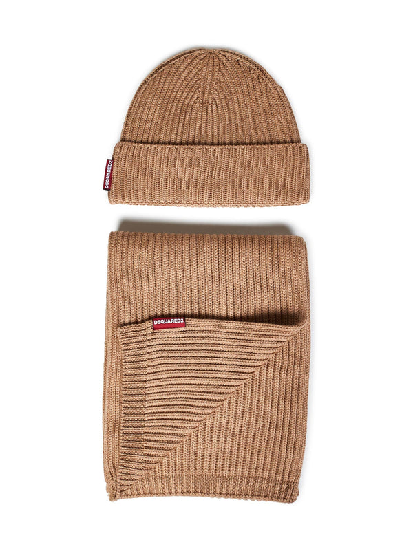 Dsquared2 Scarf And Wool Hat Set - Men