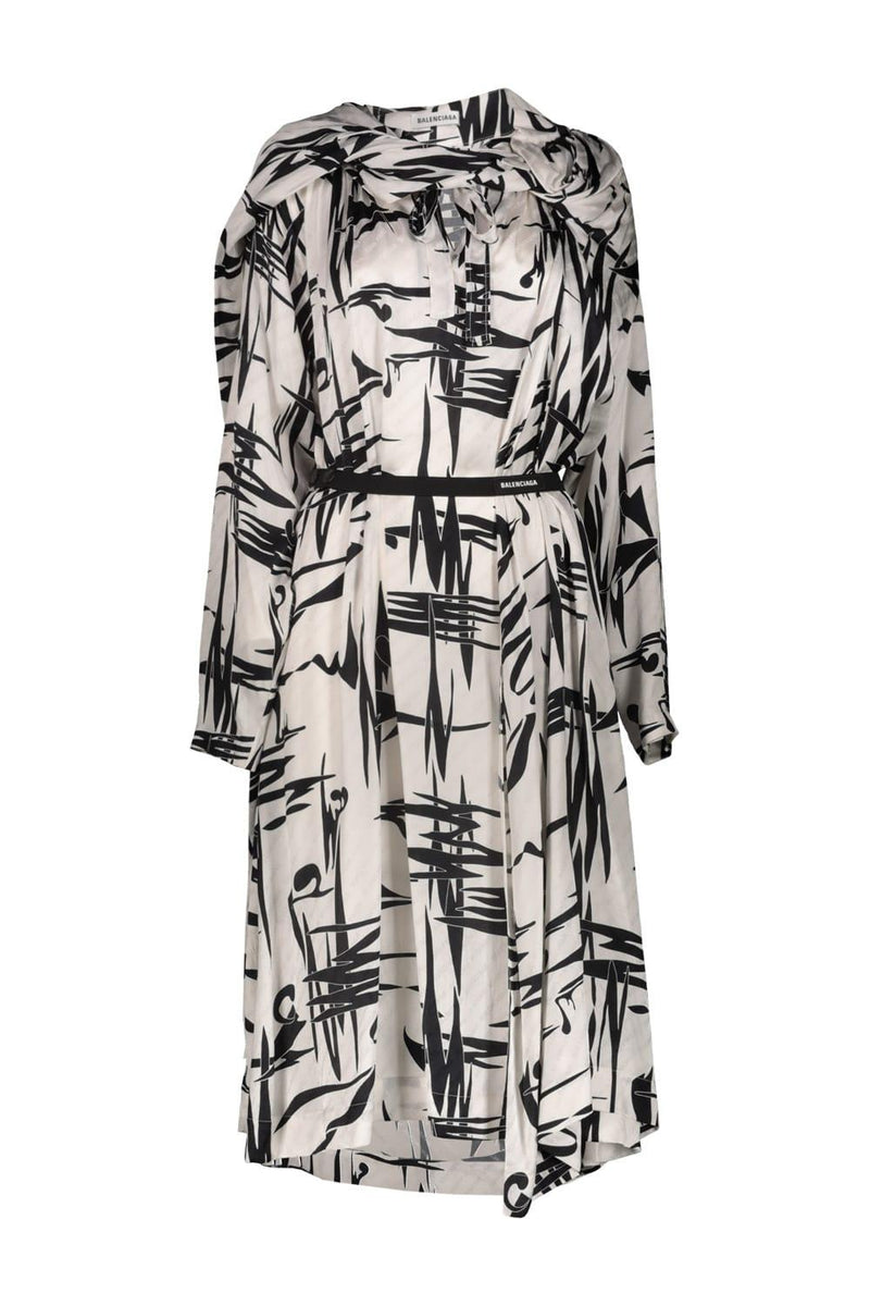 Balenciaga Jacquard Silk Dress - Women - Piano Luigi