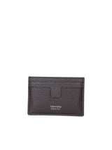 Tom Ford Grain Soft 4 Slots Brown Cardholder - Men - Piano Luigi