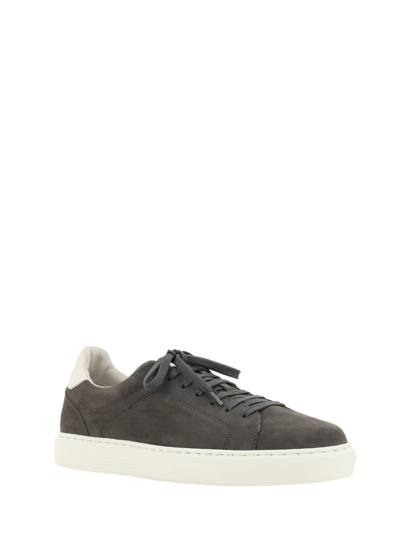 Brunello Cucinelli Nabuk Calfskin Sneakers - Men