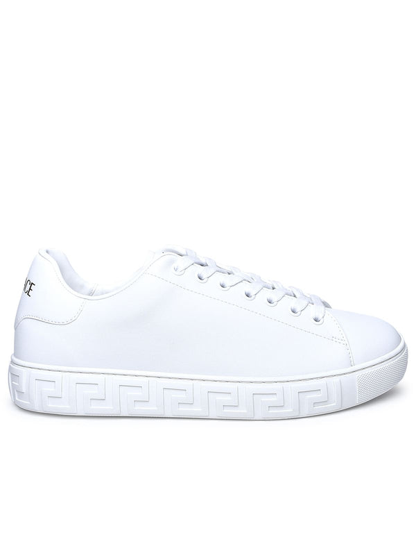 Versace White Leather Sneakers - Men