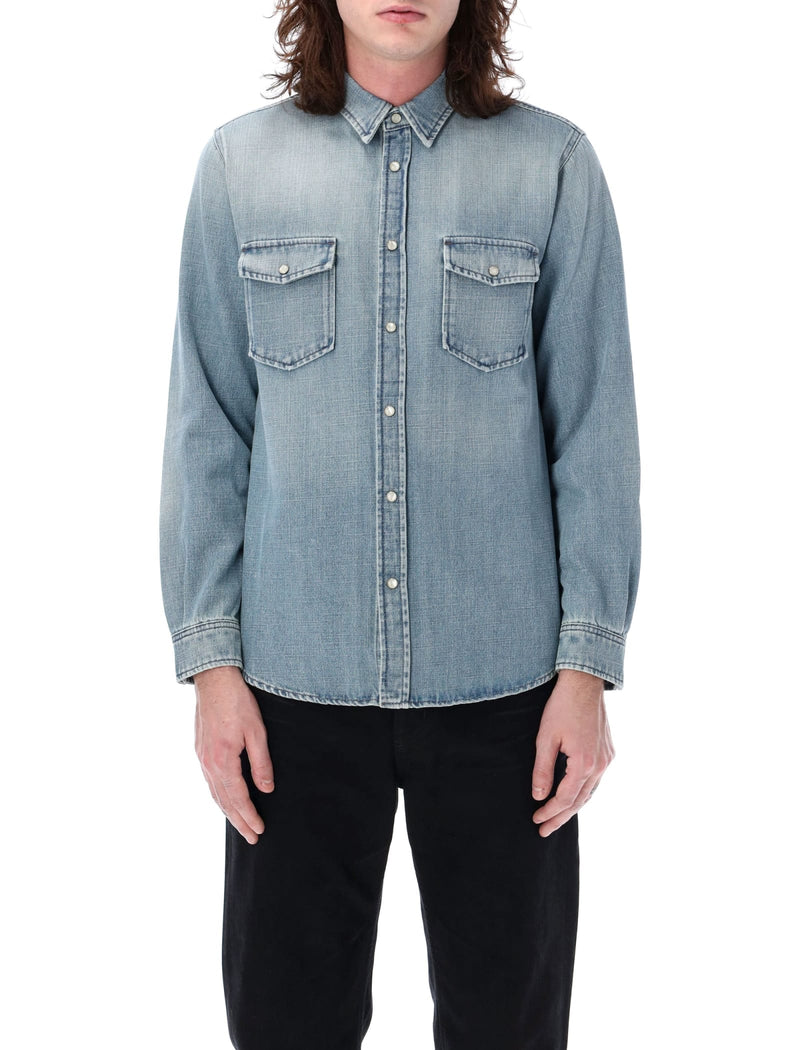 Saint Laurent Oversized Snap-button Shirt - Men