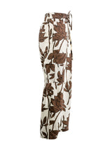 Brunello Cucinelli Floral-print Cotton Trousers - Women