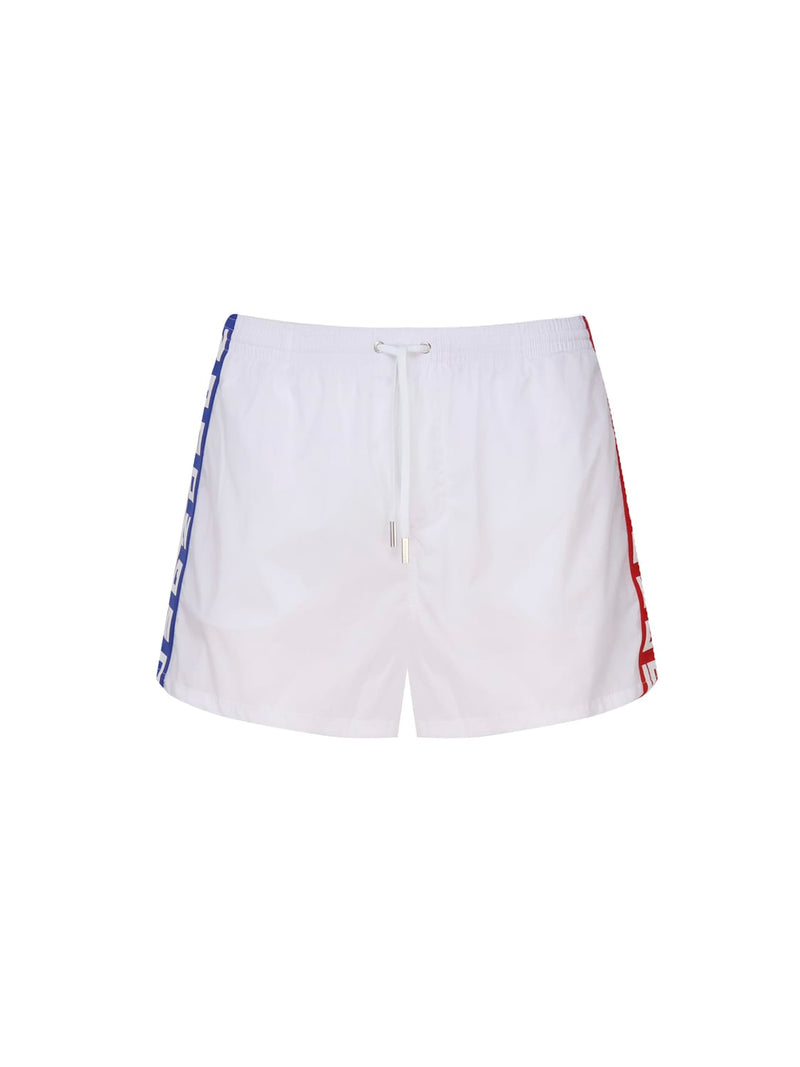 Dsquared2 Midi Boxer Swimsuit With Logo - Men