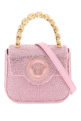 Versace La Medusa Handbag With Crystals - Women