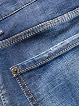 Dsquared2 Boston Jeans In Dark Blue Denim - Women