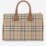 Burberry Medium Check Bowling Bag - Women