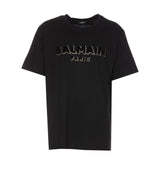 Balmain Velvet Logo T-shirt - Men - Piano Luigi