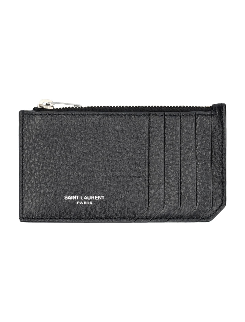 Saint Laurent Zip Card Case - Men