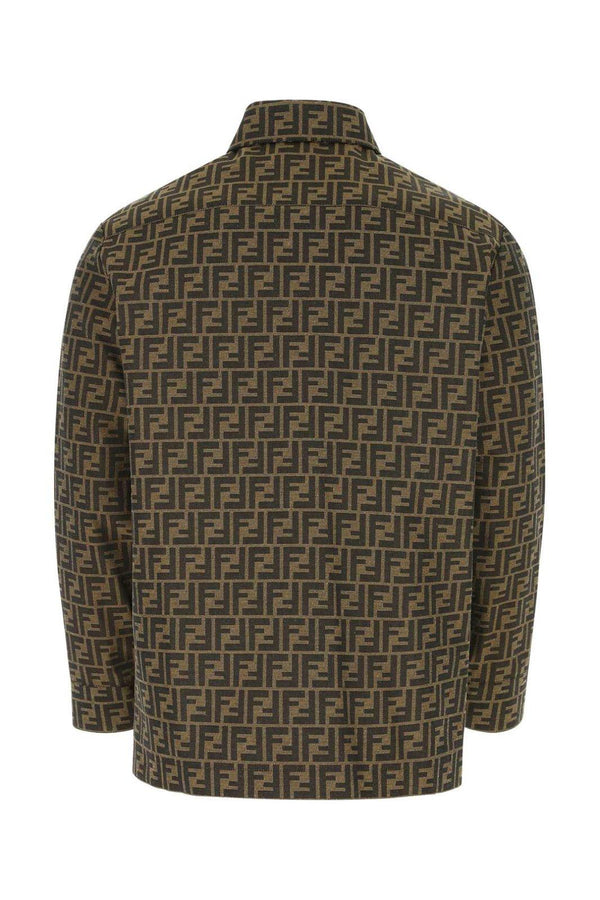 Fendi All-over Monogram Jacquard Overshirt - Men