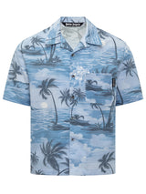 Palm Angels Shirt With Sunset Pattern - Men