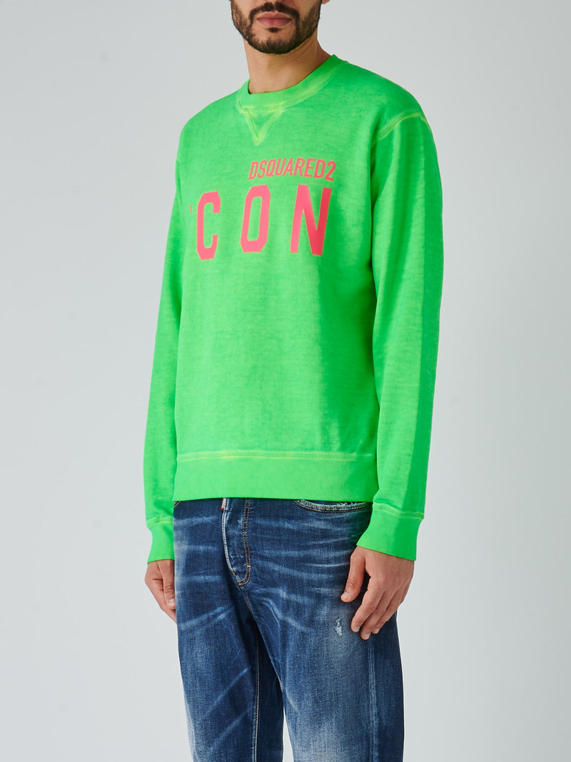 Dsquared2 Be Icon Cool Fit Tee Crewneck Sweatshirt - Men