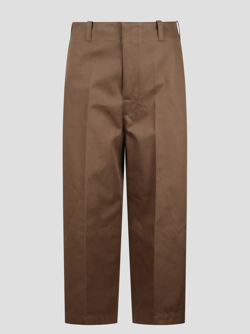 Bottega Veneta Cotton Twill Culotte Trousers - Women