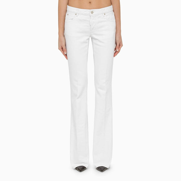 Dsquared2 White Denim Trousers - Women