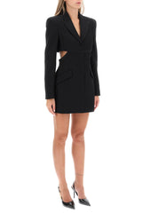 Versace Blazer In Black Virgin Wool - Women