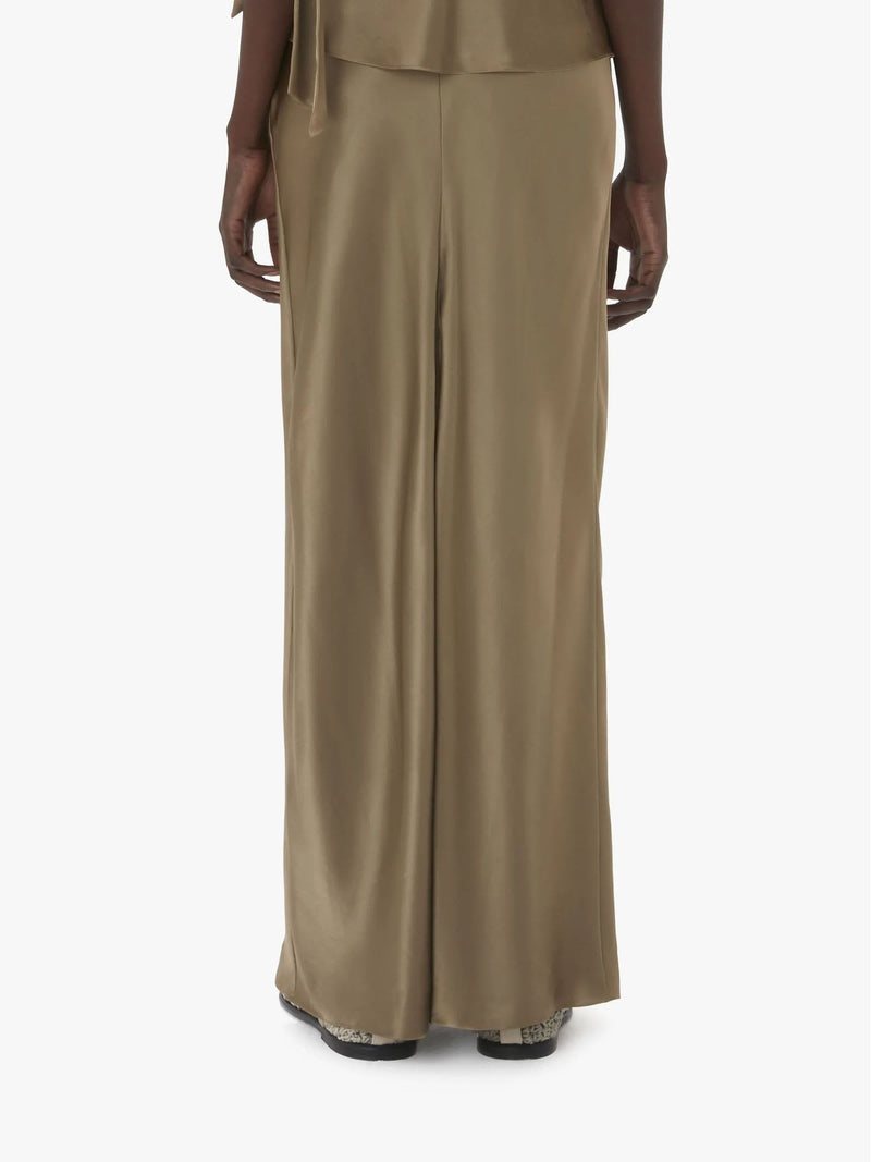 J.W. Anderson Green Silk Midi Skirt - Women