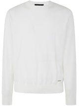 Dsquared2 Logo-plaque Fine-knit Crewneck Jumper - Men