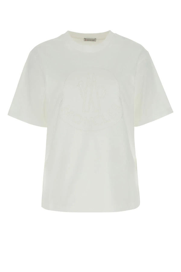 Moncler White Cotton T-shirt - Women
