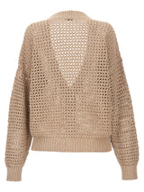 Brunello Cucinelli Sequin Knit Cardigan - Women