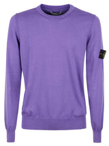 Stone Island Compass Patch Crewneck Jumper - Men