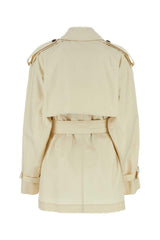 Burberry Double Breasted Belted Trench Coat - Women