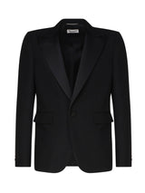 Saint Laurent Grain De Poudre Tuxedo Jacket - Men