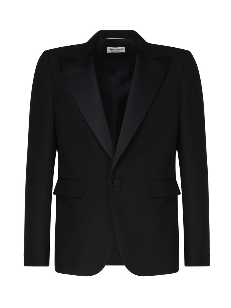 Saint Laurent Grain De Poudre Tuxedo Jacket - Men