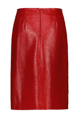 Balenciaga Leather Skirt - Women - Piano Luigi